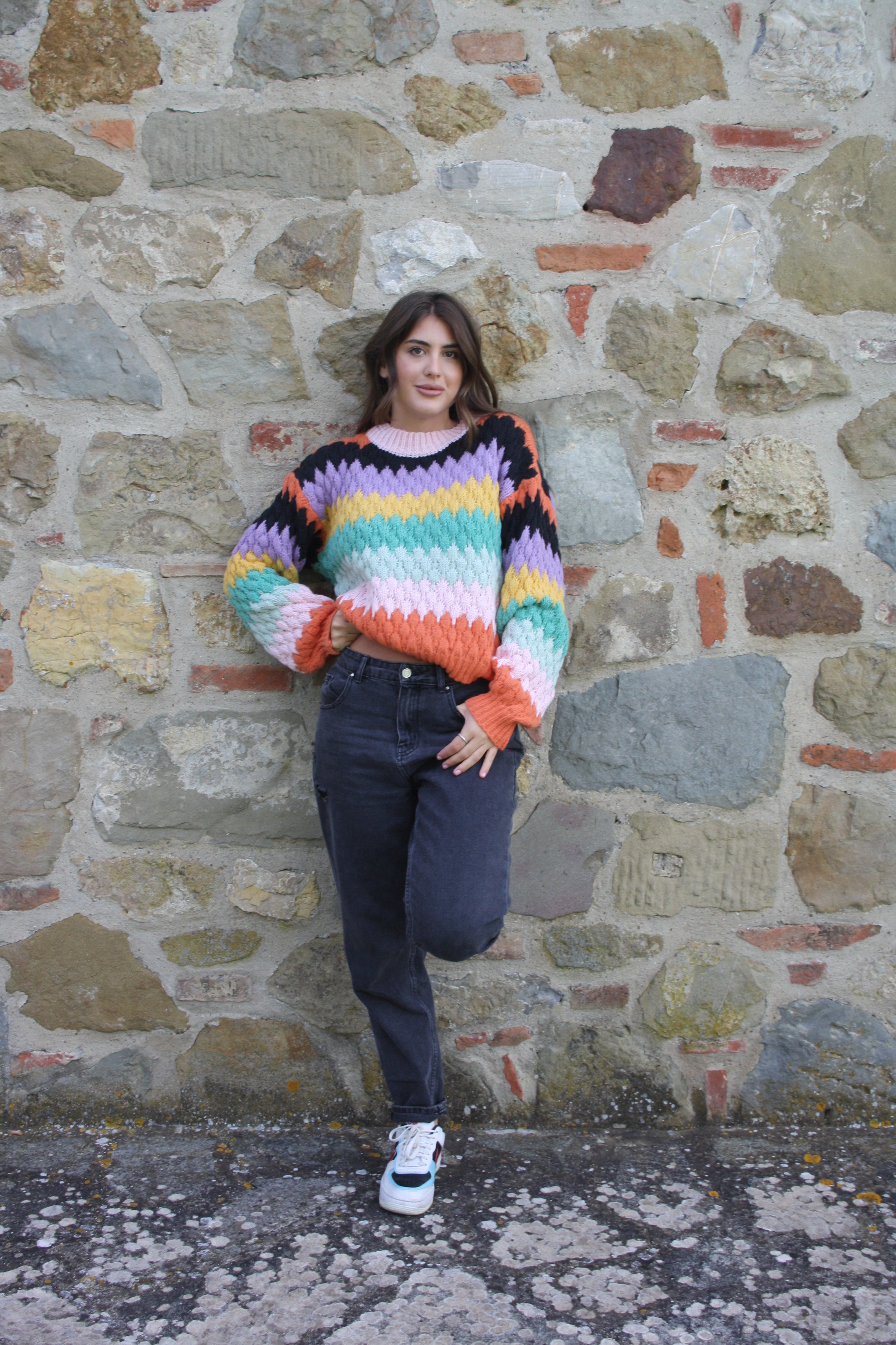 MAGLIONE MULTICOLOR