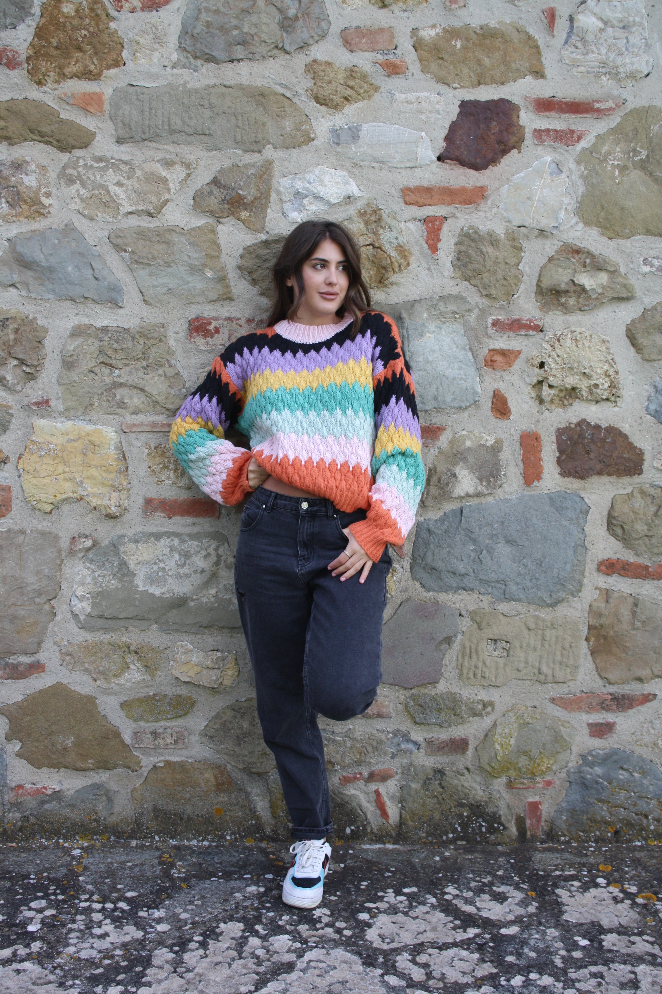 MAGLIONE MULTICOLOR