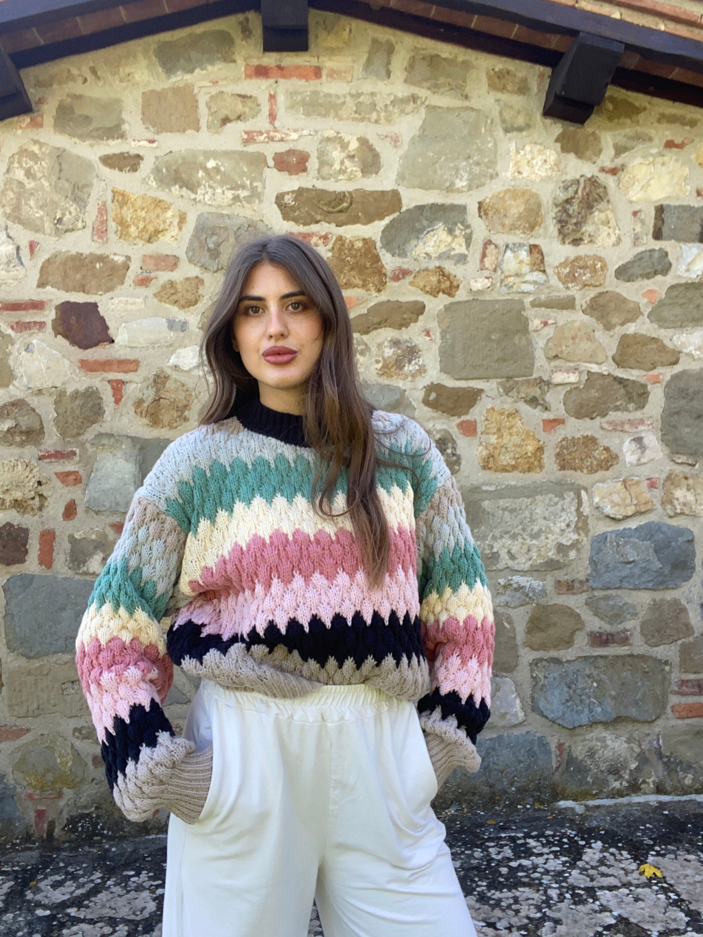 MAGLIONE MULTICOLOR